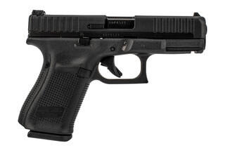 Glock 44 pistol is chambered in 22lr and features a polymer steel hybrid slide